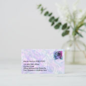 精神療法メンタルヘルスの名刺 名刺 (スタンド正面)