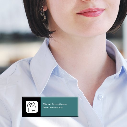 精神療法メンタルヘルスオフィススタッフ名タグ 名札