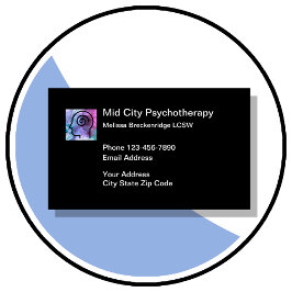 精神療法メンタルヘルス 名刺