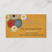 精神療法士臨床医の心理教育 名刺 (裏面)