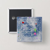 精神的で前向きな断言 缶バッジ (正面&裏面)