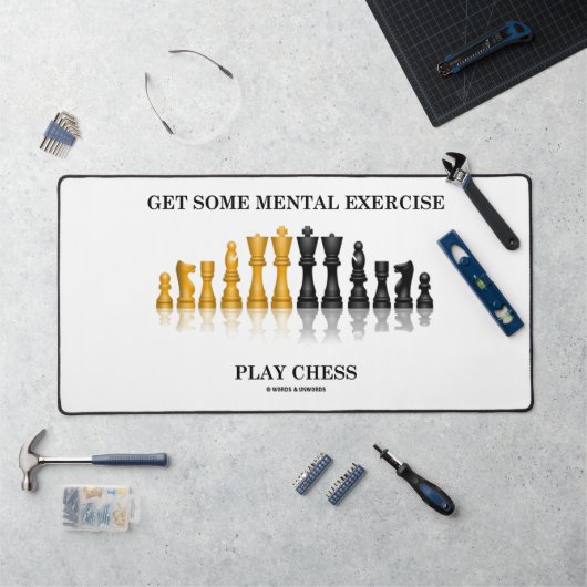 精神的なエクササイズチェッ遊スを手に入れる デスクマット (ワークステーション)