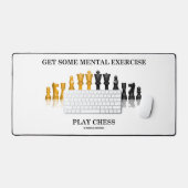 精神的なエクササイズチェッ遊スを手に入れる デスクマット (キーボード&マウス)