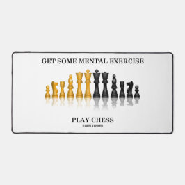 精神的なエクササイズチェッ遊スを手に入れる デスクマット
