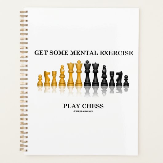 精神的なエクササイズチェッ遊スを手に入れる プランナー手帳 (正面)