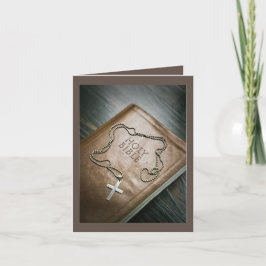 精神的なクリスマス サンキューカード