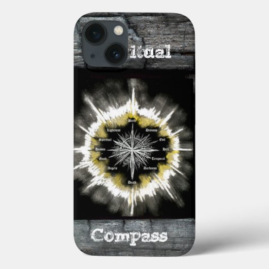 精神的なコンパス Case-Mate iPhoneケース (裏面)