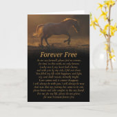 精神的なタイプ馬の悔やみや弔慰 カード (黄色い花)