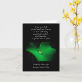 精神的なバースデー・カードの一体感 カード (黄色い花)