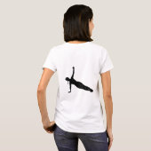 精神的なフィットネスのTシャツ Tシャツ (裏面フル)