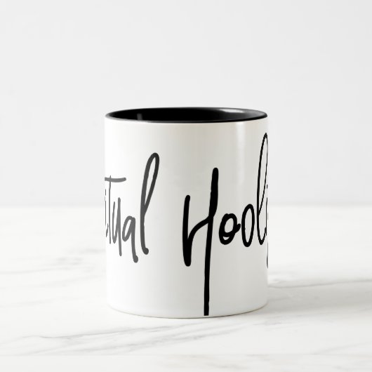 精神的な不良の大きい原稿のマグ ツートーンマグカップ (中央)