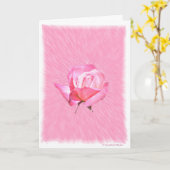 精神的な乳癌カード カード (黄色い花)