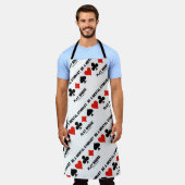 精神的な体操選手の橋遊に4つのカードスーツを着ている エプロン (着用した状態)