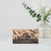 精神的な健康バ澄んスのためのクリークの水の流れ 名刺 (スタンド正面)