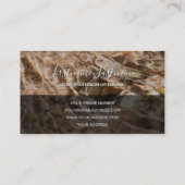 精神的な健康バ澄んスのためのクリークの水の流れ 名刺 (裏面)