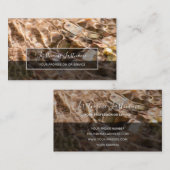 精神的な健康バ澄んスのためのクリークの水の流れ 名刺 (正面/裏面)