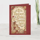 精神的な冬の祝福 カード (正面)