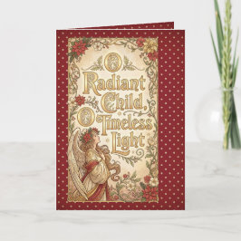 精神的な冬の祝福 カード