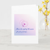 精神的な刺激 カード (黄色い花)