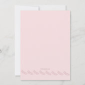 精神的な印象の招待状 招待状 (裏面)