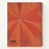 精神的な問題で目をつぶった大統領 ノートブック (裏面)