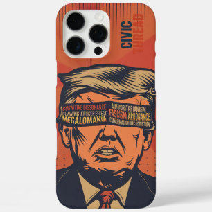 精神的な問題で目をつぶった大統領 iPhone 16 PRO MAXケース