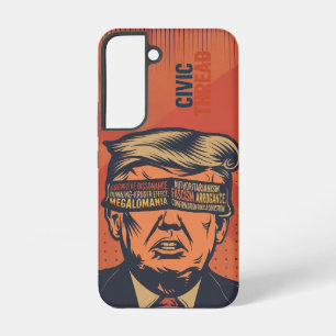 精神的な問題で目をつぶった大統領 SAMSUNG GALAXY S22ケース