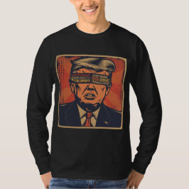 精神的な問題で目をつぶった大統領 Tシャツ
