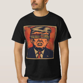 精神的な問題で目をつぶった大統領 Tシャツ