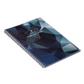 精神的な宝石のために掘ること(濃紺) ノートブック (右側)