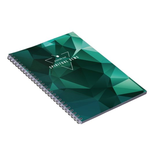 精神的な宝石(エメラルド)のために掘ること ノートブック (右側)