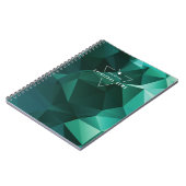 精神的な宝石(エメラルド)のために掘ること ノートブック (左側)