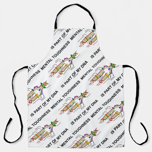 精神的な強靭性は私のDNA生物学のユーモアの一部である エプロン (正面)