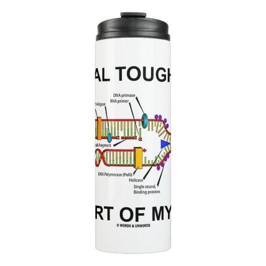 精神的な強靭性は私のDNA生物学のユーモアの一部である タンブラー (正面)