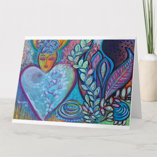 "精神的な感謝" カード (正面)