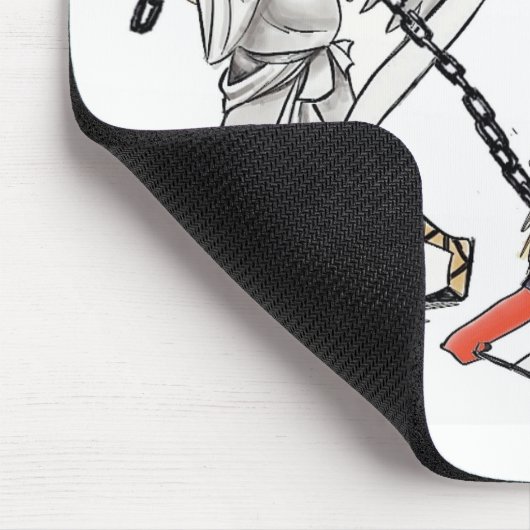 精神的な戦いを宣言して下さい! マウスパッド (コーナー)