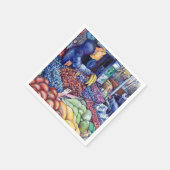 精神的な消費に限って スタンダードカクテルナプキン (角)