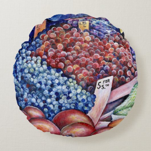 精神的な消費に限って ラウンドクッション (正面)