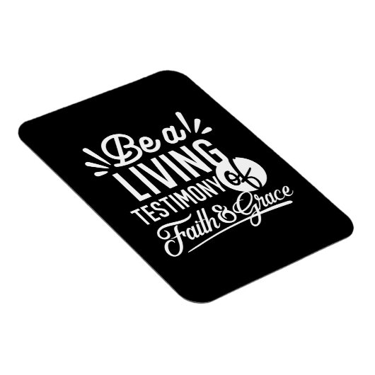 精神的な生活の証し 信仰と恵みの名言 マグネット (右側)