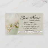 精神的な蝶名刺 名刺 (裏面)