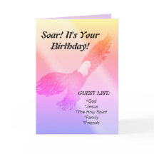 精神的な誕生日カード