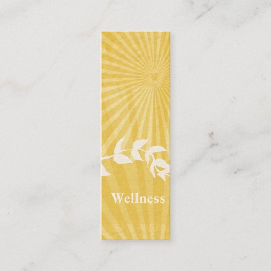 精神的な黙想のコーチ スキニー名刺 (正面)