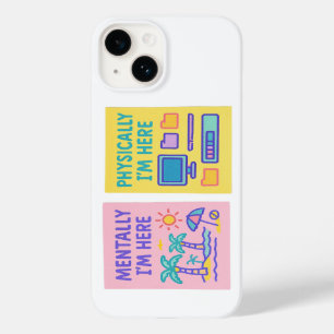 精神的にここに物理的に Case-Mate iPhone 14ケース