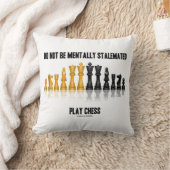 精神的にストーカーさ遊れないチェスアドバイス クッション (ブランケット)