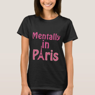 精神的にパリのTシャツに Tシャツ