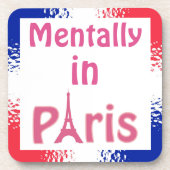 精神的にパリ飲料コースター コースター (正面)