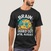 精神的に夏休み – Brain Off Duty Tシャツ (正面)