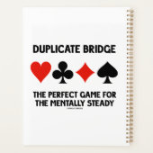 精神的に安定するための二重橋の完璧なゲーム プランナー手帳 (裏面)