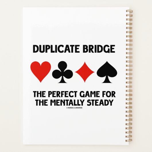 精神的に安定するための二重橋の完璧なゲーム プランナー手帳 (裏面)