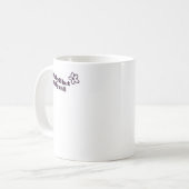 精神的に悪いが完全に冷たいステッカー1 コーヒーマグカップ (正面左)